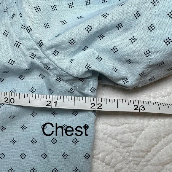 J. Crew Men’s Classic Fit Short Sleeve Shirt Light Blue Size M - Picture 5 of 10